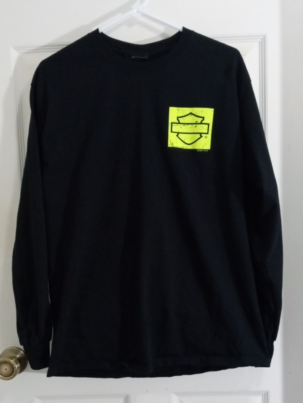 Harley-Davidson Black Long Sleeve Tee Shirt Men’s Large